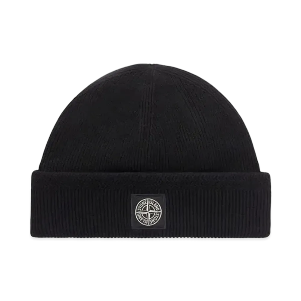 Stone Island N100002 Ribbed Soft Organic Cotton "Black"
