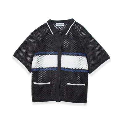 F/CE. Mesh Knit Shirt "Charcoal"