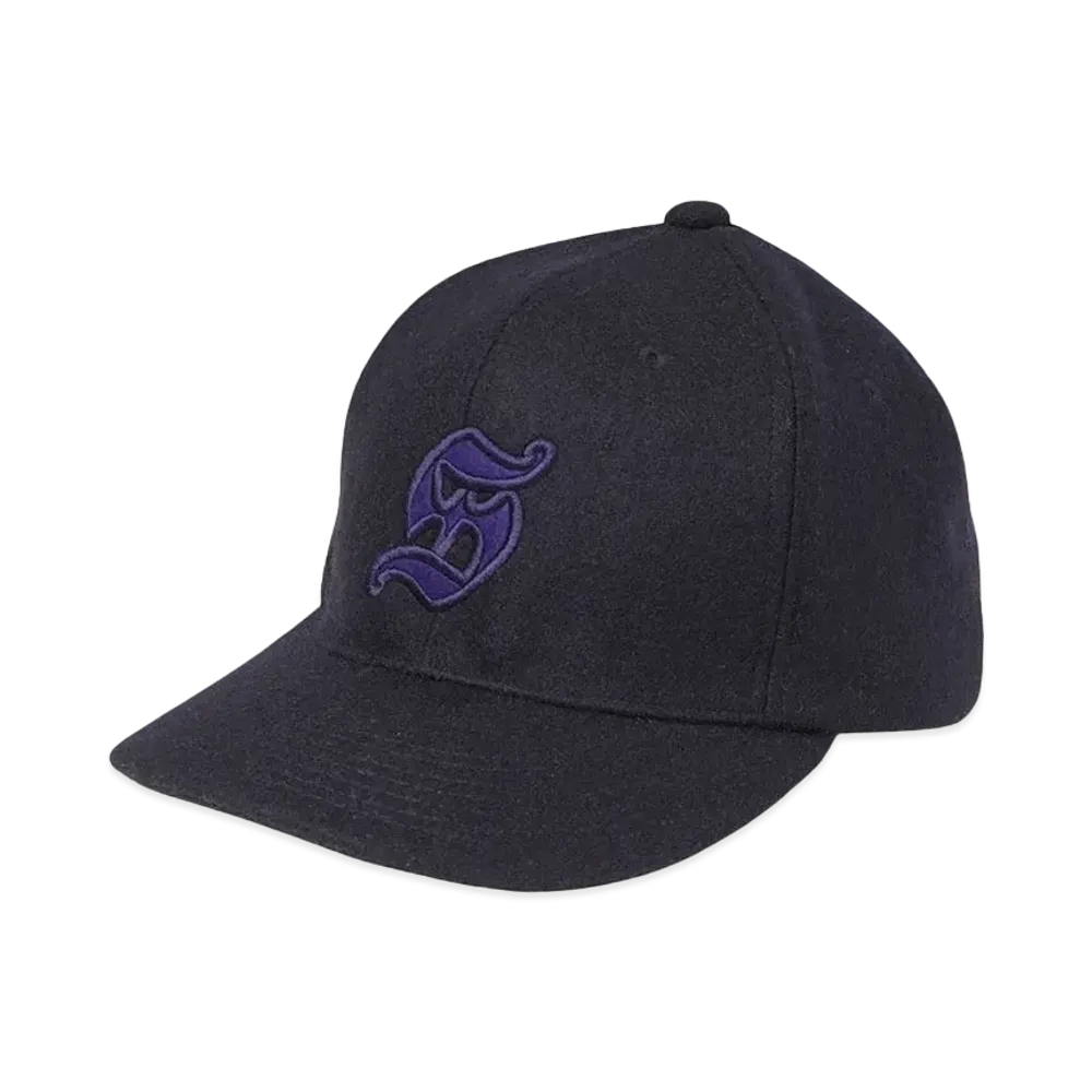STUDIO SEVEN Melton 6P Cap "NAVY"