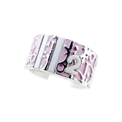 Dior Trotter Ring "Silver/Pink"