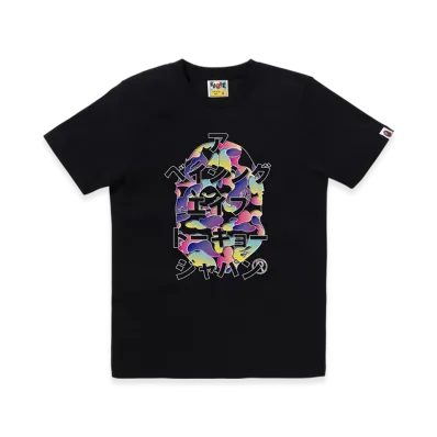 A BATHING APE Bape Katakana Tee "Black"