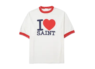 Saint Mxxxxxx SS T-Shirt I Love Saint "White"