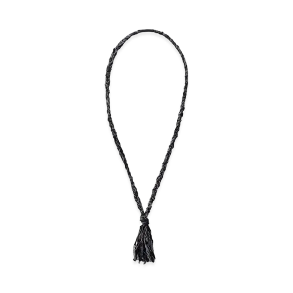 NEIGHBORHOOD JQ Braid Necklace "Black"