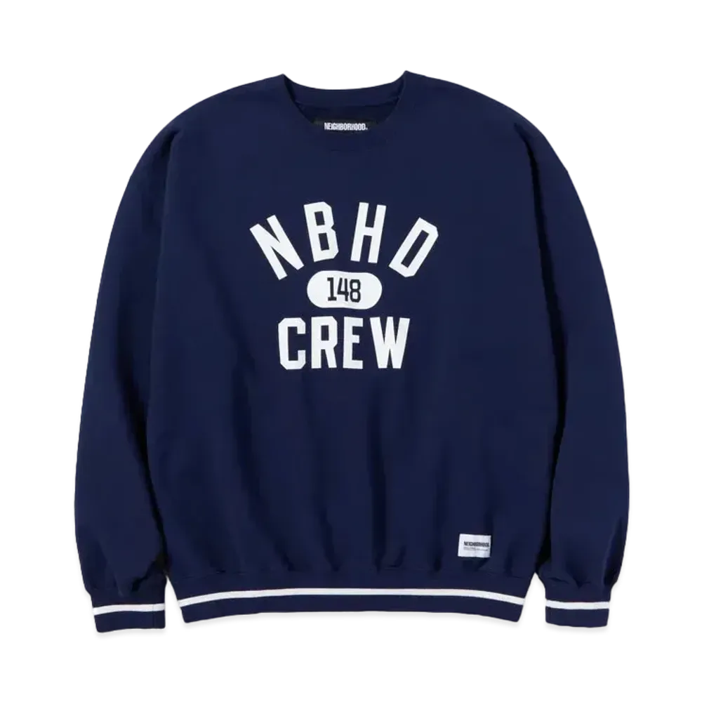 NEIGHBORHOOD College Sweatshirt LS "Navy"