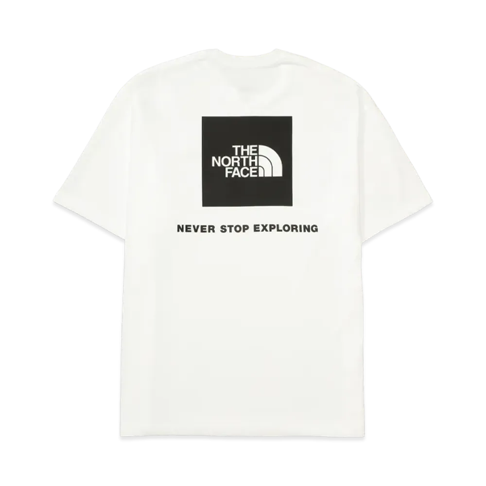 The North Face Short Sleeve Back Square Logo Tee "White2"