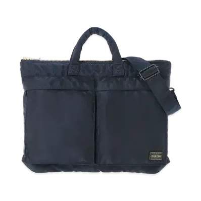PORTER / TANKER Short Helmet Bag "IronBlue"