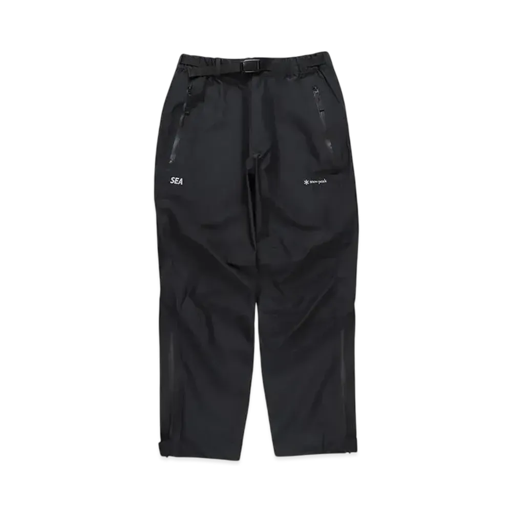 WIND AND SEA x Snow Peak Gore-Tex Rain Pant "Black"