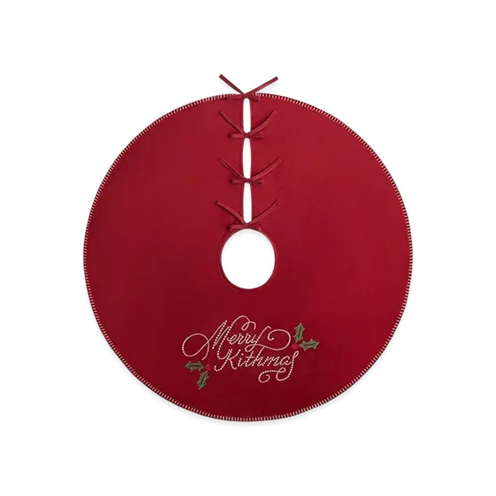 Kithmas Velvet Christmas Tree Skirt "Allure"