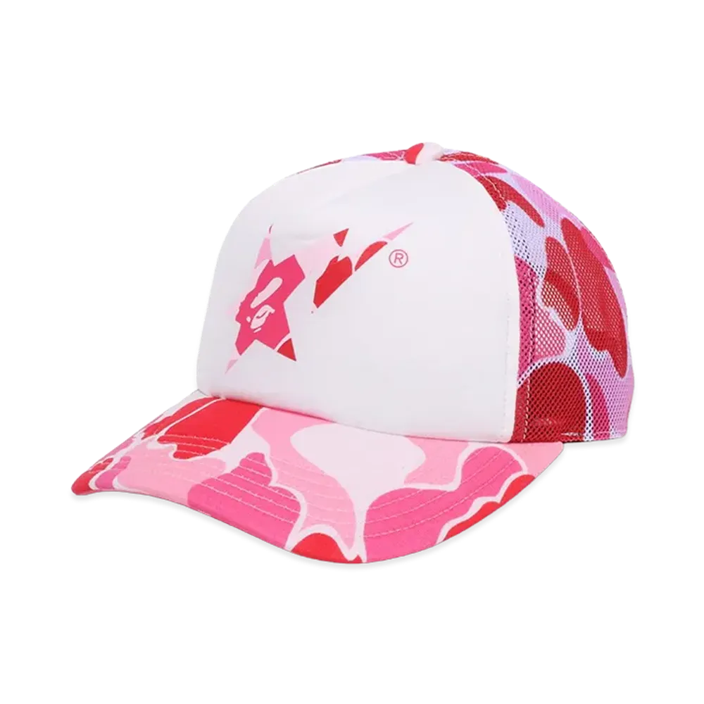 A BATHING APE ABC Camo Sta Mesh Cap "Pink"