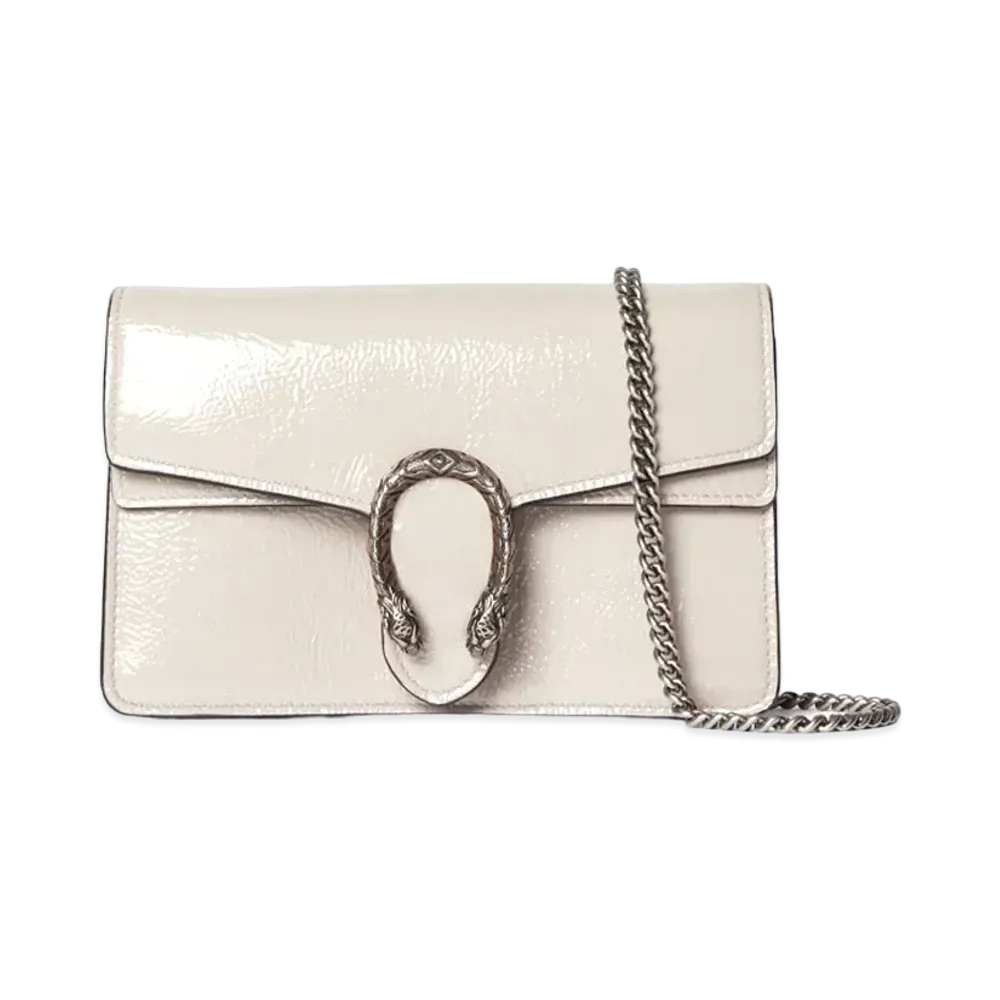 GUCCI Dionysus Super Mini Bag "Light Grey"