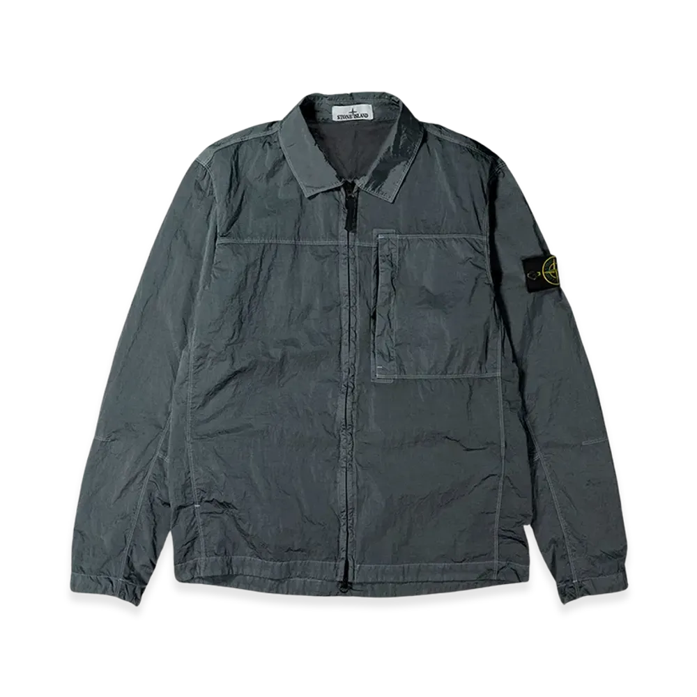 Stone Island 11819 Nylon Metal In Econyl Regenerated Nylon Overshirt - 24FW "Dark Grey"