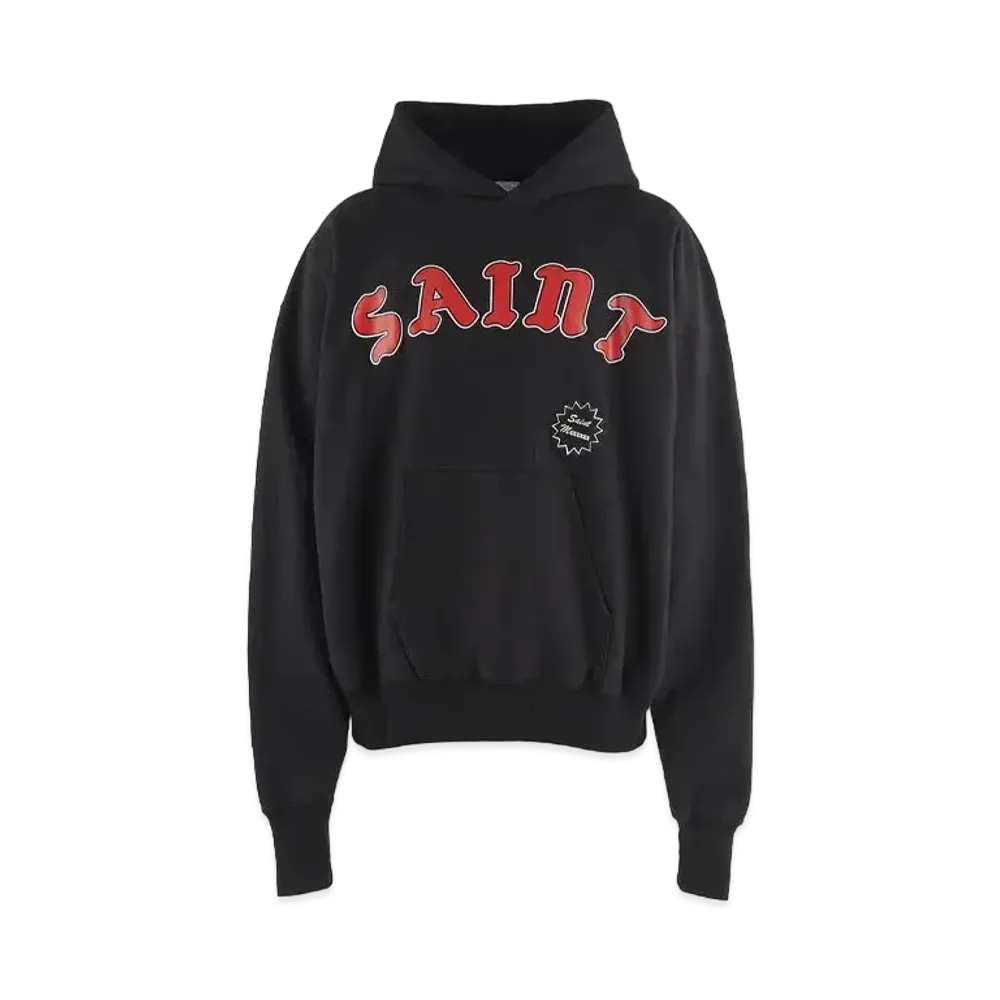 SAINT Mxxxxxx 24SS Arch Saint Hoodie "Black"