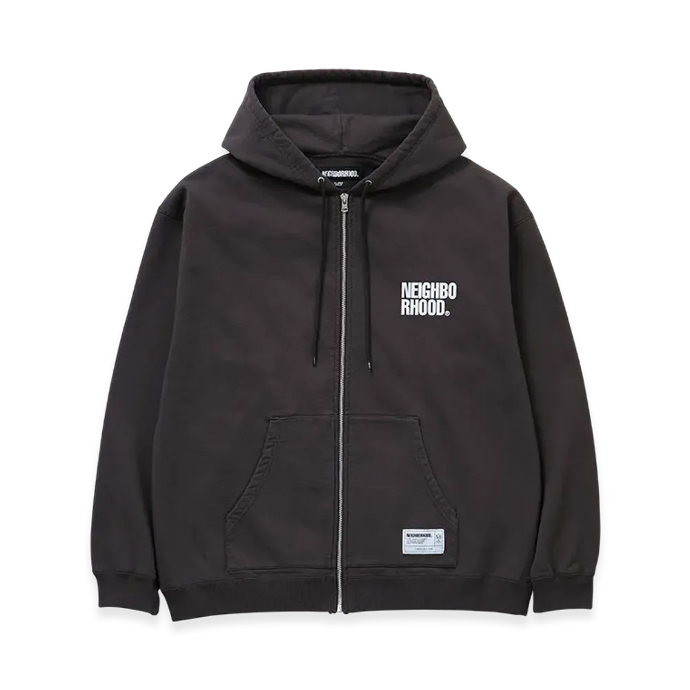NEIGHBORHOOD Classic Sweat Zip Hoodie LS "Brown"