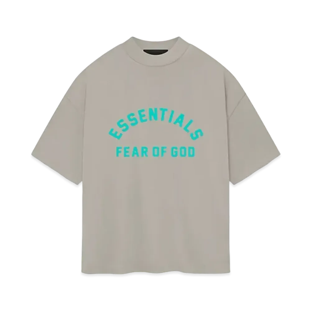FEAR OF GOD ESSENTIALS Heavy Jersey Crewneck T-shirt "Seal"