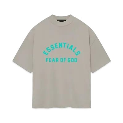 FEAR OF GOD ESSENTIALS Heavy Jersey Crewneck T-shirt "Seal"