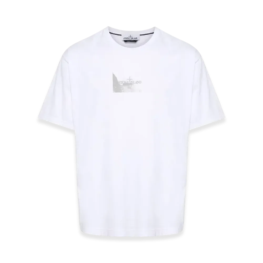 Stone Island 2RC88 Reflective Two Print T-Shirt - 24SS "White"