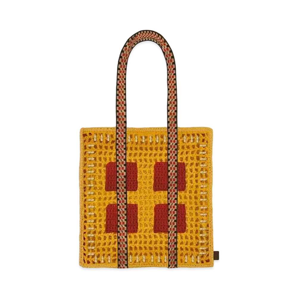 Travis Scott Cactus Jack CROCHET TOTE "Yellow"