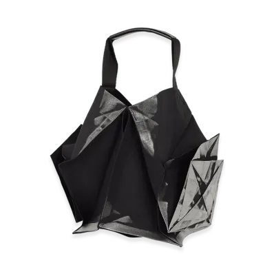 132 5. ISSEY MIYAKE Standard Bag "Black/Silver"