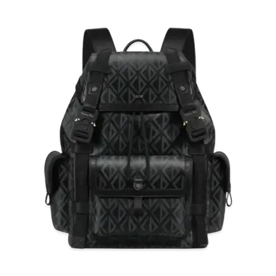 Dior Medium Dior Hit The Road Backpack CD Diamond Canvas "Black"