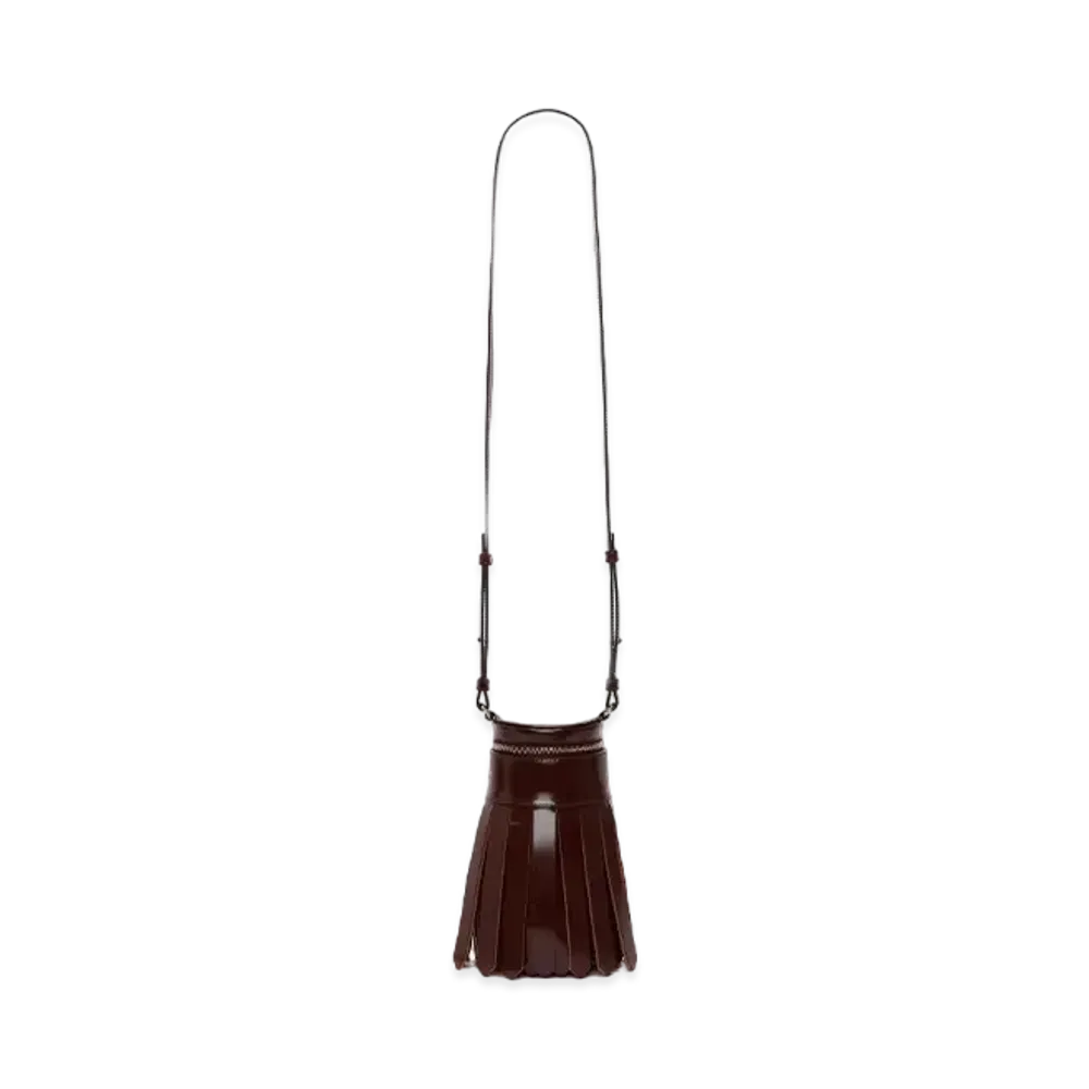 JW ANDERSON Tassel Leather Cross-Body Bag "Brown"
