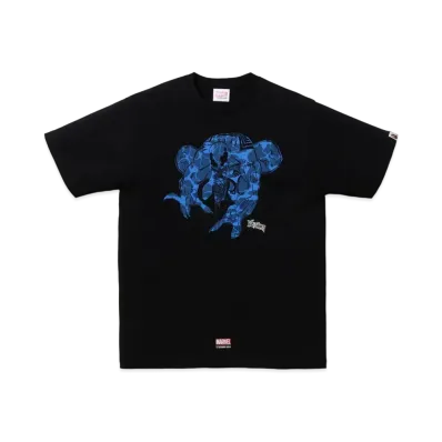 A BATHING APE x MARVEL VENOM TEE "Black"