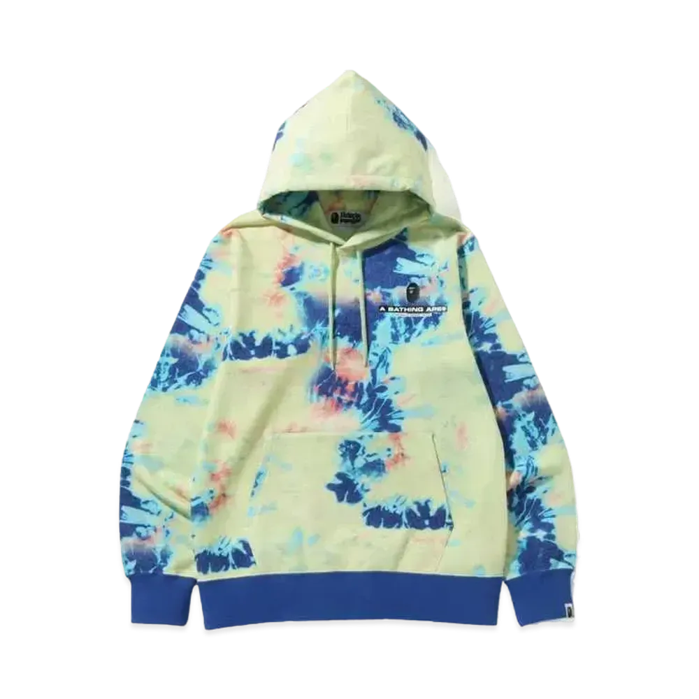 A BATHING APE TIE DYE PULLOVER HOODIE "Multi"