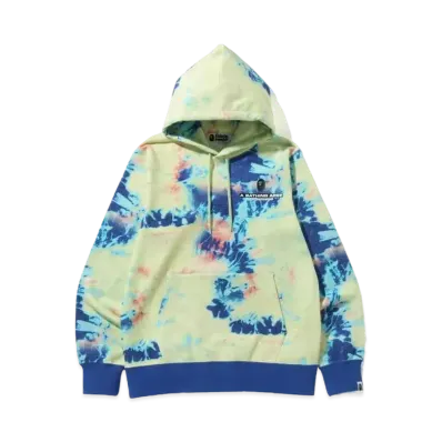 A BATHING APE TIE DYE PULLOVER HOODIE "Multi"