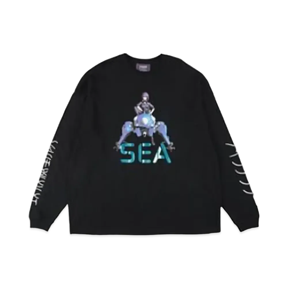 WIND AND SEA x Ghost In The Shell Sac_2045 A32 L/S T Shirt "Black"