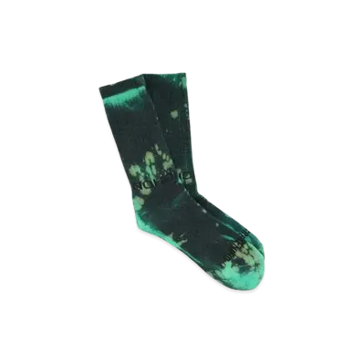 HOMBRE Nino TIE DYE SKATE SOCKS "GREEN / NAVY"