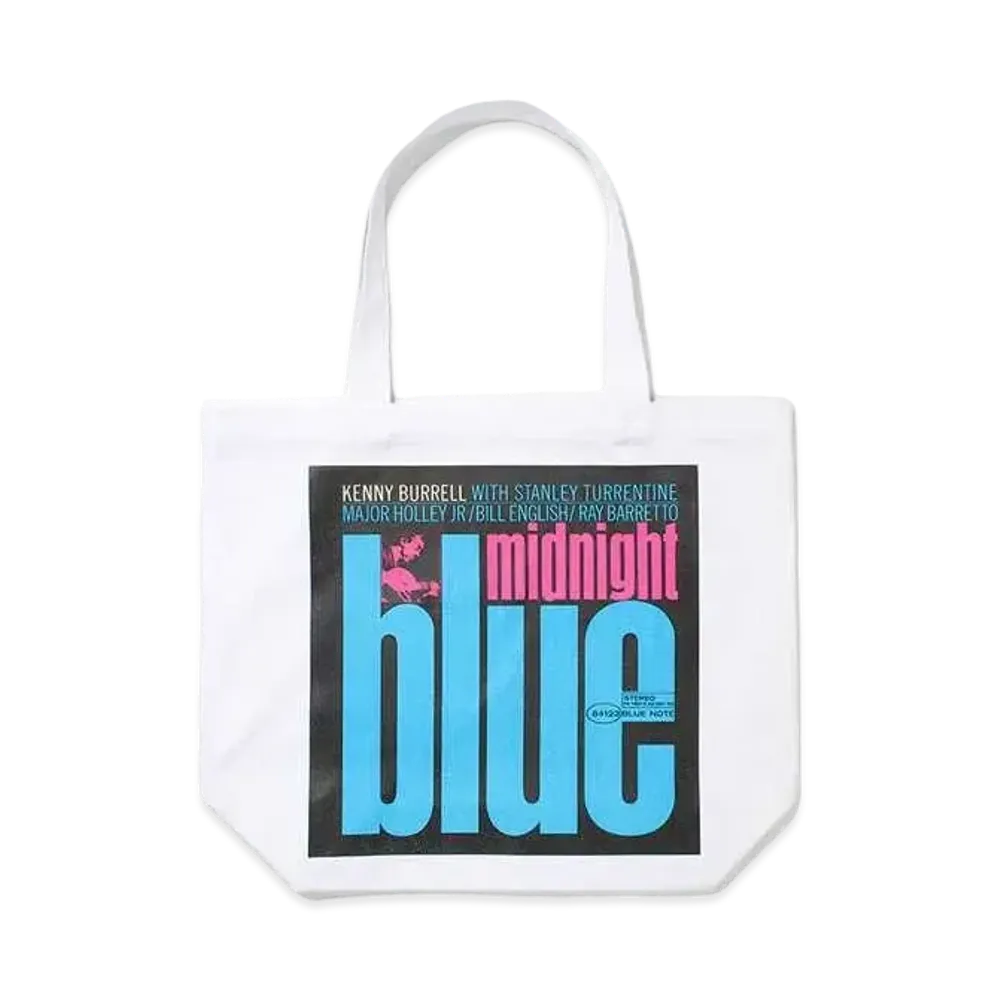 WACKO MARIA BLUE NOTE Tote Bag Type-4 "White"