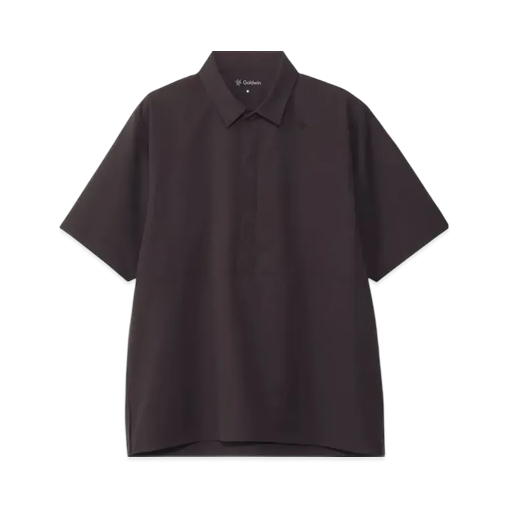 Goldwin All Direction Light Hike Short Sleeve Shirt (Unisex) "Black"