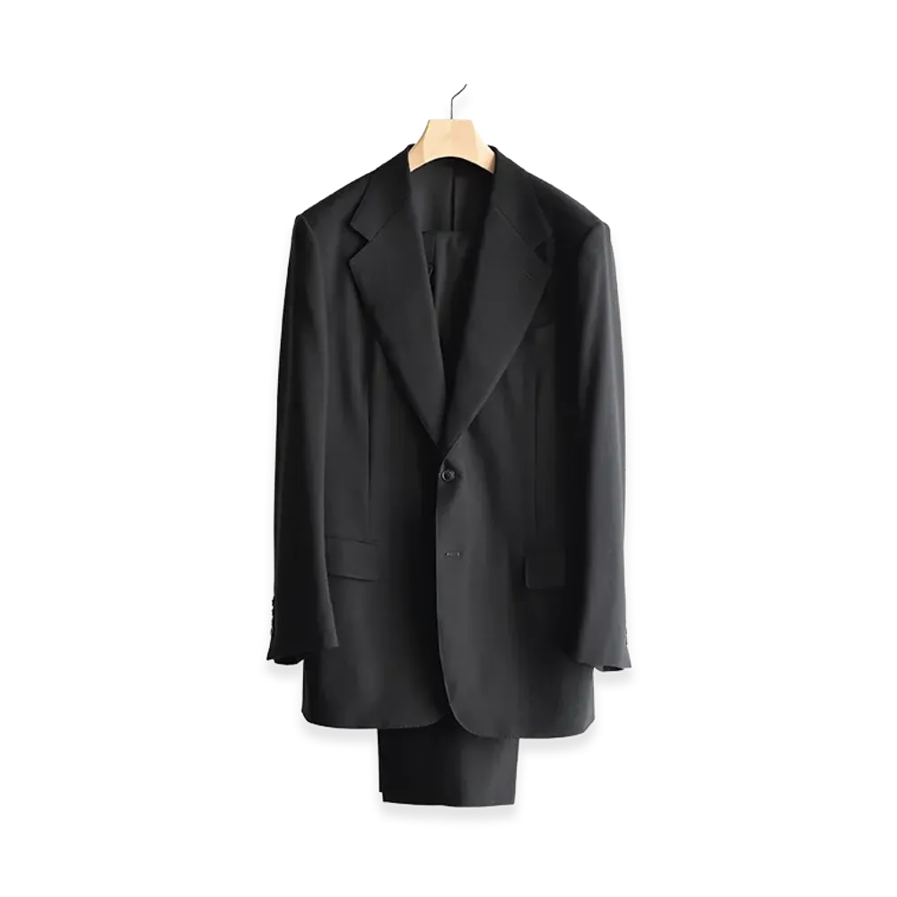 COMOLI Black Formal Suit "Black"