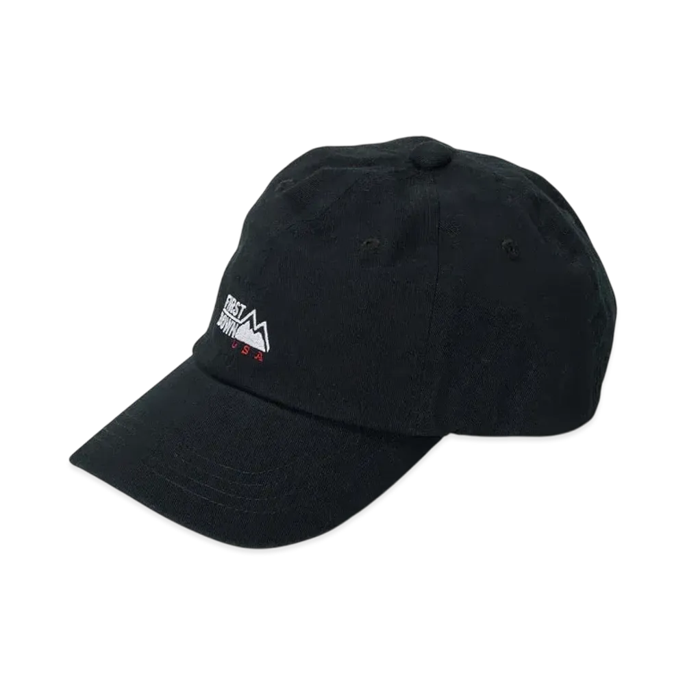 FIRST DOWN Logo Twill Cap "Black"