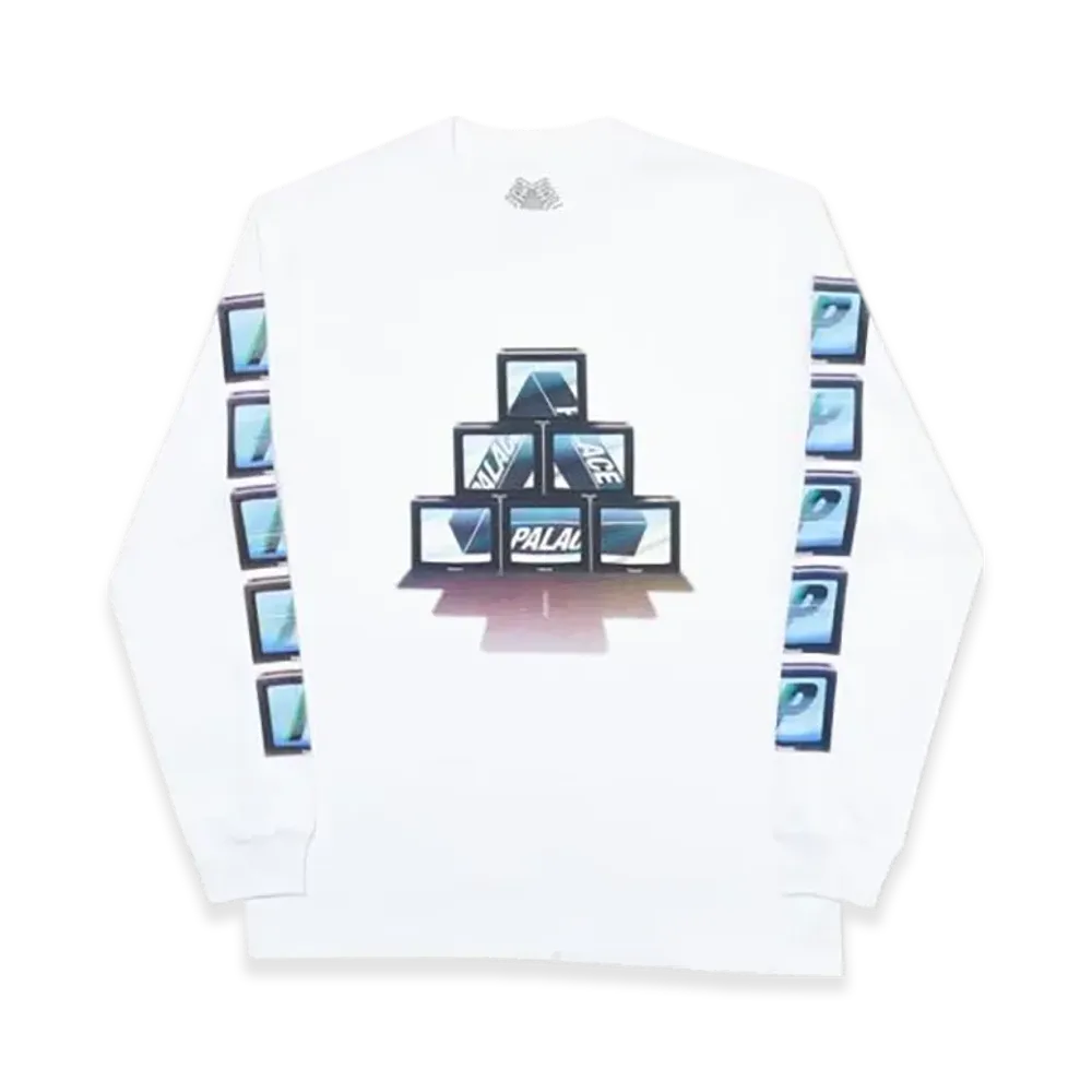 PALACE PTV Longsleeve "White"