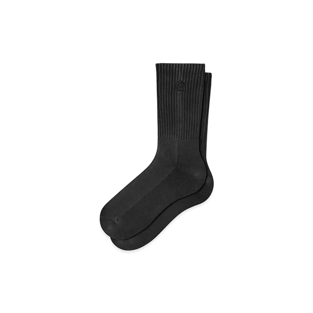Carhartt WIP Hudson Socks "Black(Chalk Wash)"