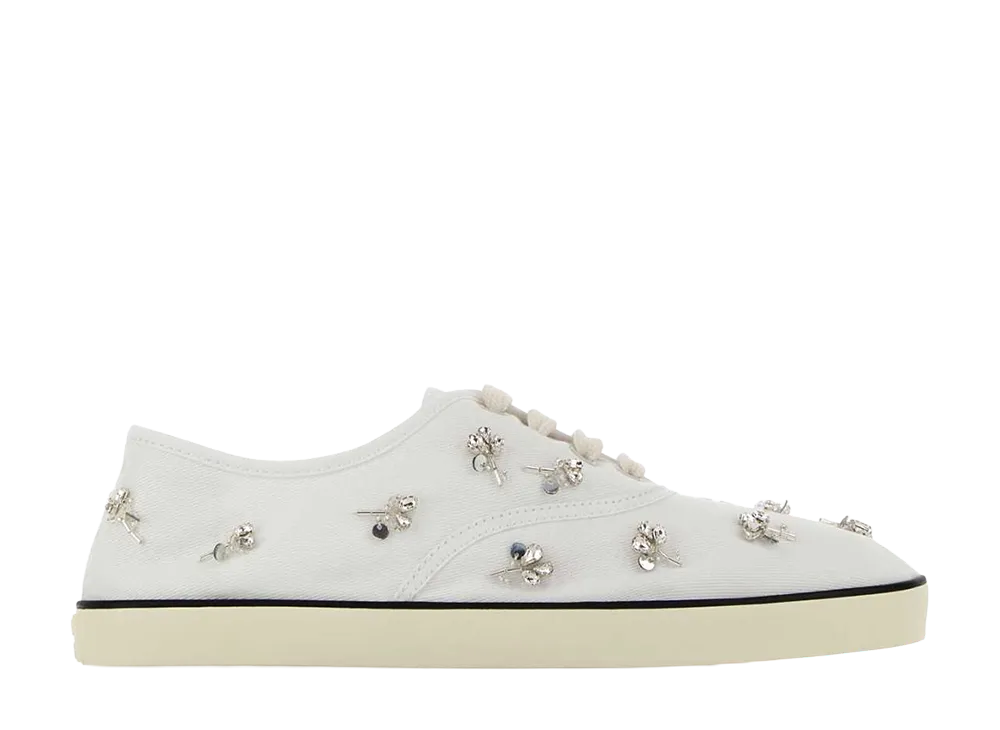 MIU MIU Women's Drill Sneakers "White"