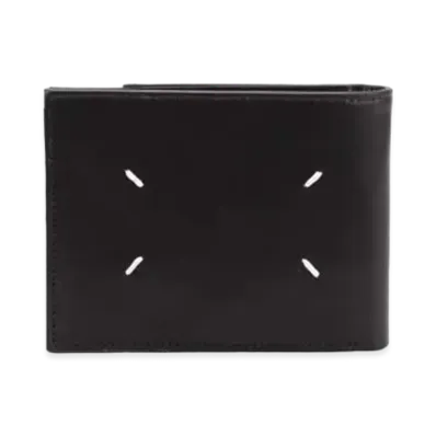 Maison Margiela Calfskin Wallet with Outer Coin Pouch "Black"
