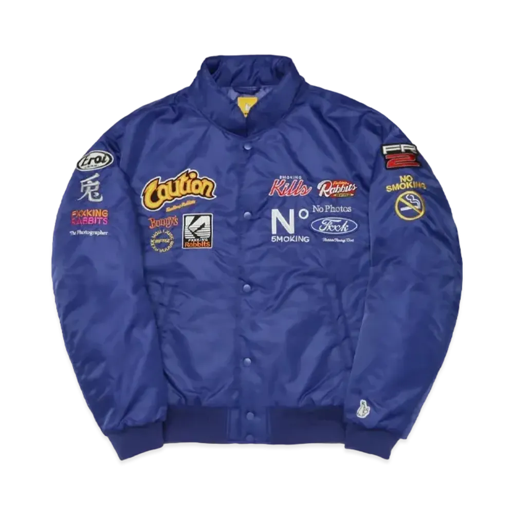 FR2 Nylon Racing Jacket "Blue"