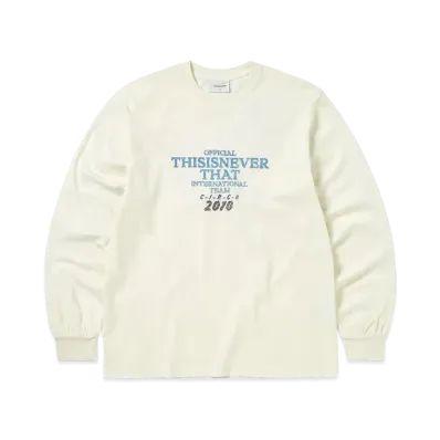 thisisneverthat Meteor L/S Tee "Ivory"