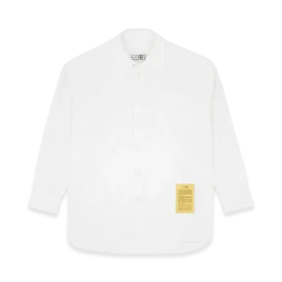 MM6 Maison Margiela Men's Poplin Shirt "White"