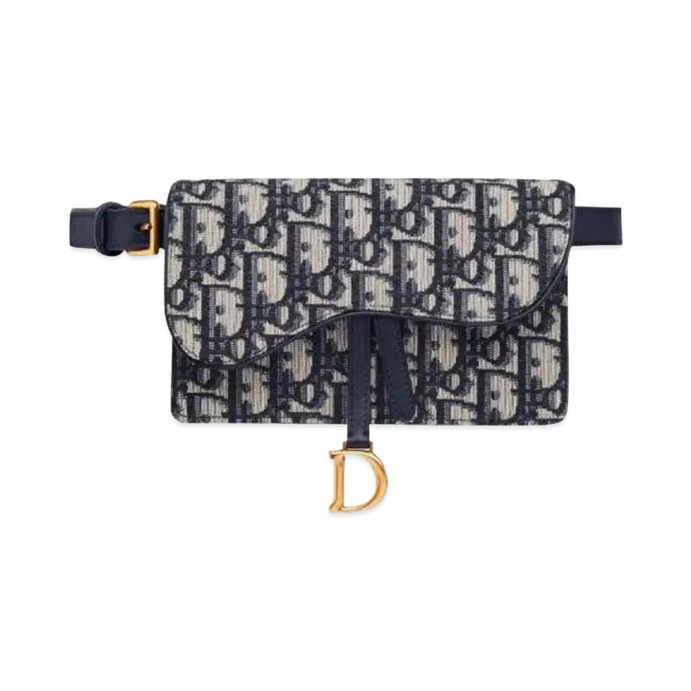 Dior Saddle Belt Pouch "Navy"