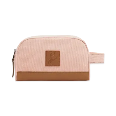 Maison Kitsune Cafe Kitsune Corduroy Pencil Case "Pink Juice"