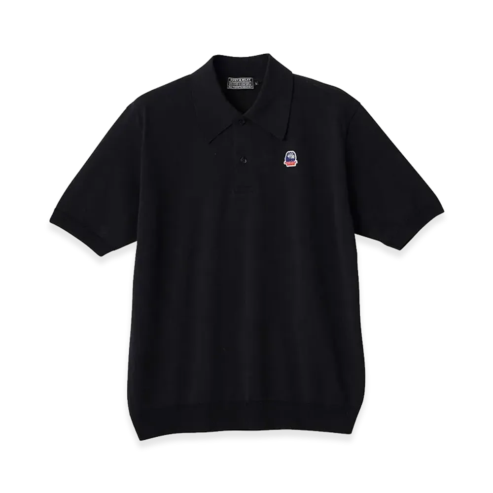 HYSTERIC GLAMOUR Multi Woman Patch Polo Shirt "Black"