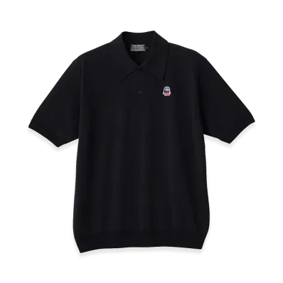 HYSTERIC GLAMOUR Multi Woman Patch Polo Shirt "Black"