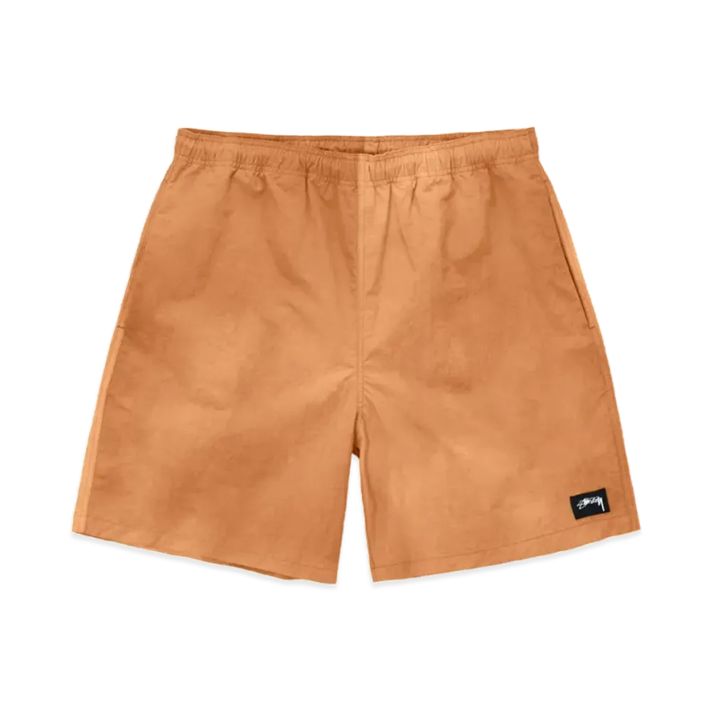 Stussy Wave Dye Nylon Shorts "Orange"