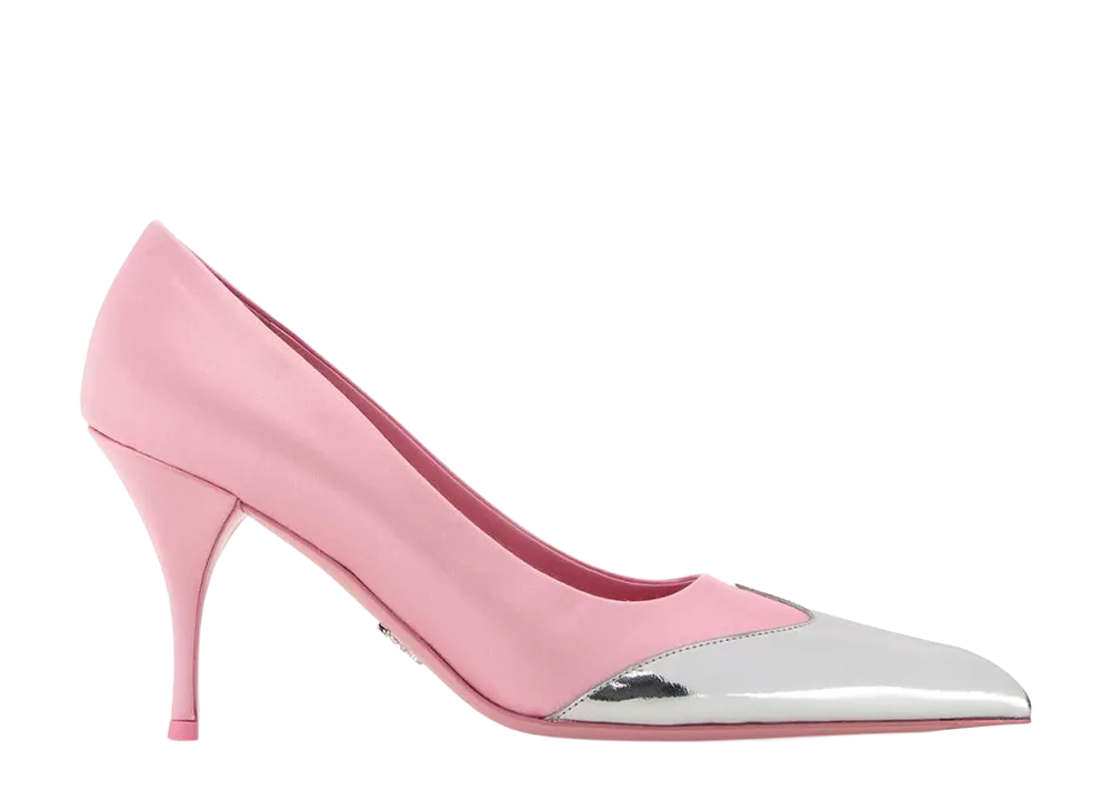 PRADA Women's Satin Pumps "Pink"