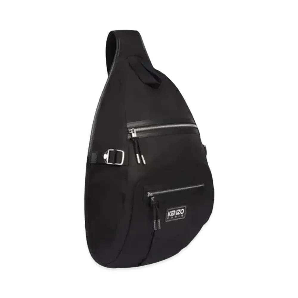 KENZO 'Discover' One Shoulder Backpack "Black"