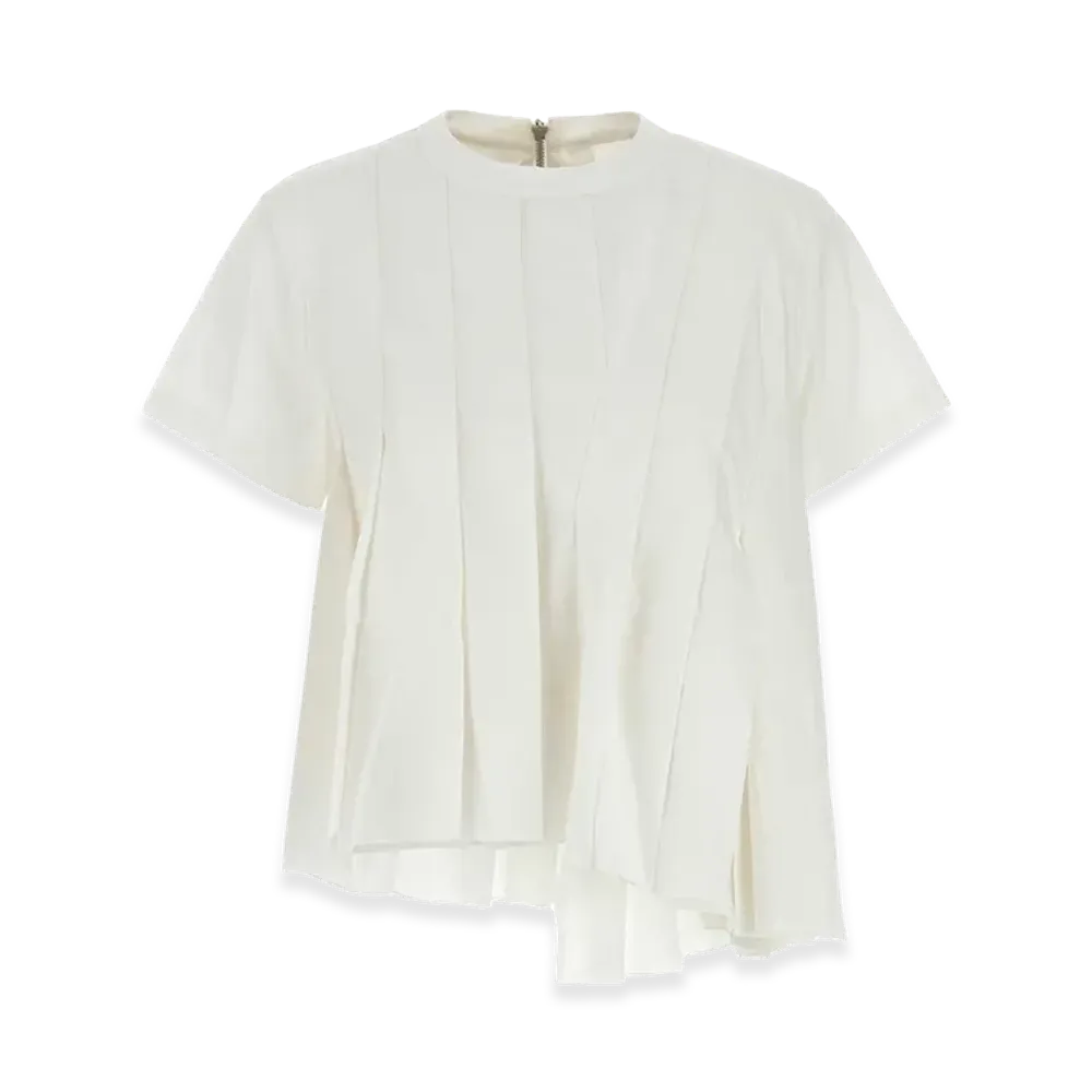 sacai Women's Poplin Top "White"