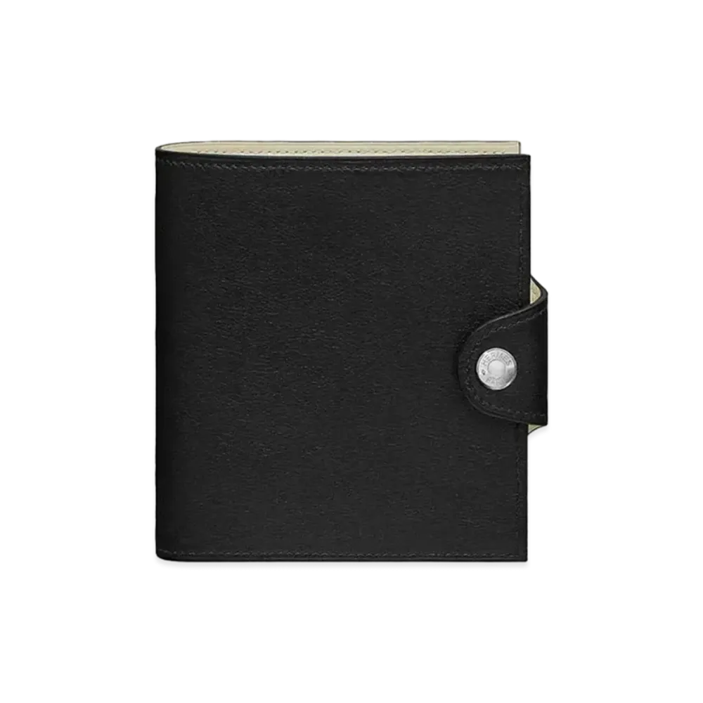 Hermes Ulysse Mini Notebook Cover "Black/Nata"