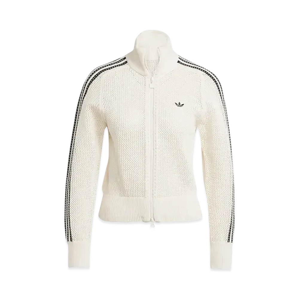 adidas Originals Premium Crochet Track Top "Wonder White"